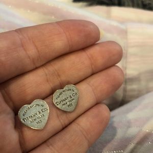 Tiffany heart earrings